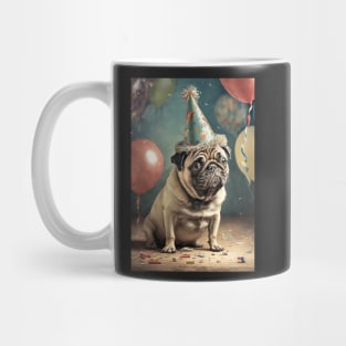 Pug Dog Birthday Card #4 Mug